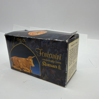 Fontanini Seated Ox Nativity Figure 5 Inch 52534 With Box