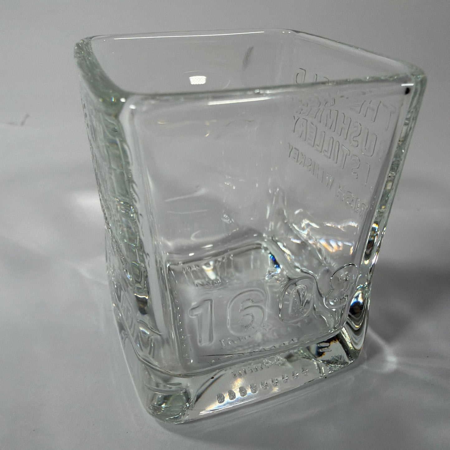 The Old Bushmills Distillery Irish Whiskey Square Tumbler Glass 152 ml