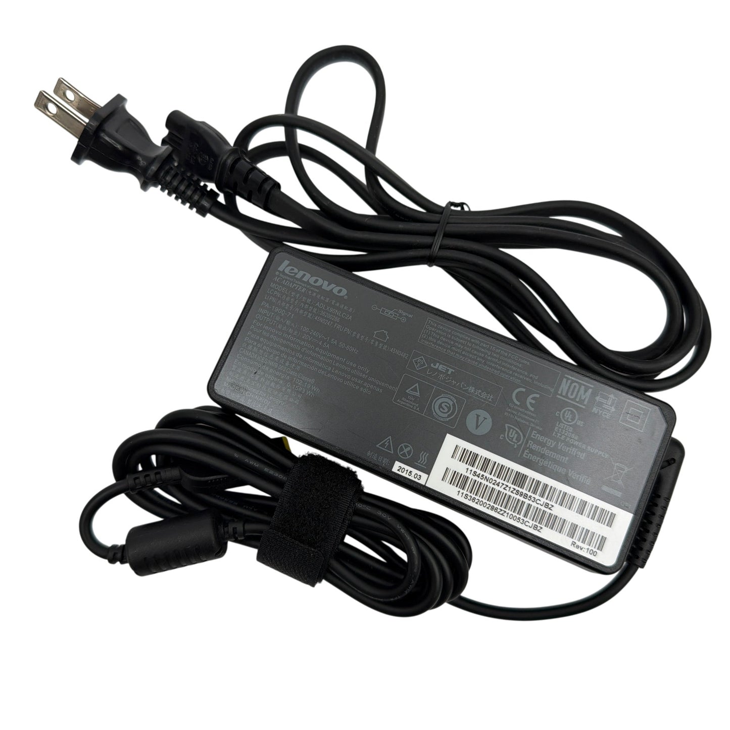 Lenovo 90W AC Adapter Charger ADLX90NLC2A 45N0247 Slim Tip 20V 4.5A