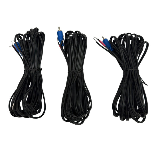 3x Bose Lifestyle / Acoustimass RCA to Bare Wire Speaker Cable Set – Front Left