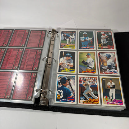 250+ Vintage Baseball Cards Lot in PenTab PRO Binder Topps Bowman O-Pee-Chee