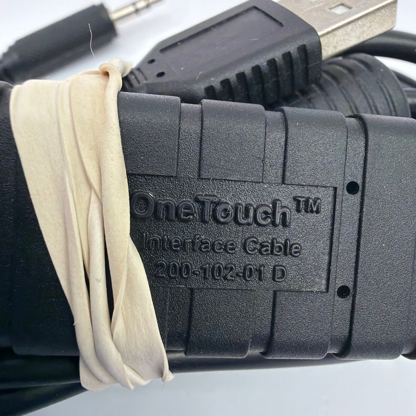 OneTouch Interface Cable 200-102-01 D USB to Meter Plug Data Transfer Cable
