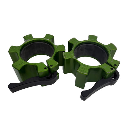 REP OSO Barbell Collars Green Pair Made in USA