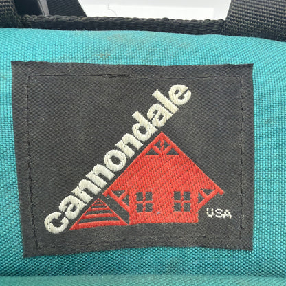 Vintage Cannondale USA Teal Bicycle Bag 9 x 8 x 4