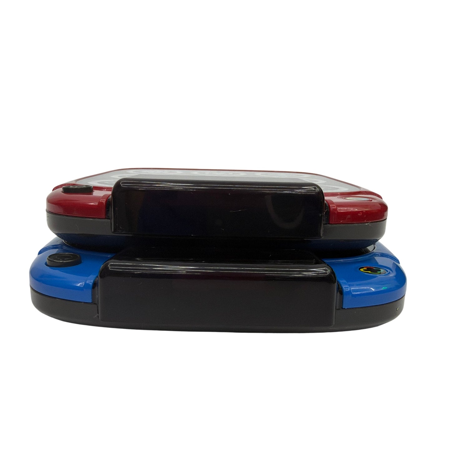 Virztex FlashPad Connect Touchscreen Handheld Game Set of 2 Red Blue Tested