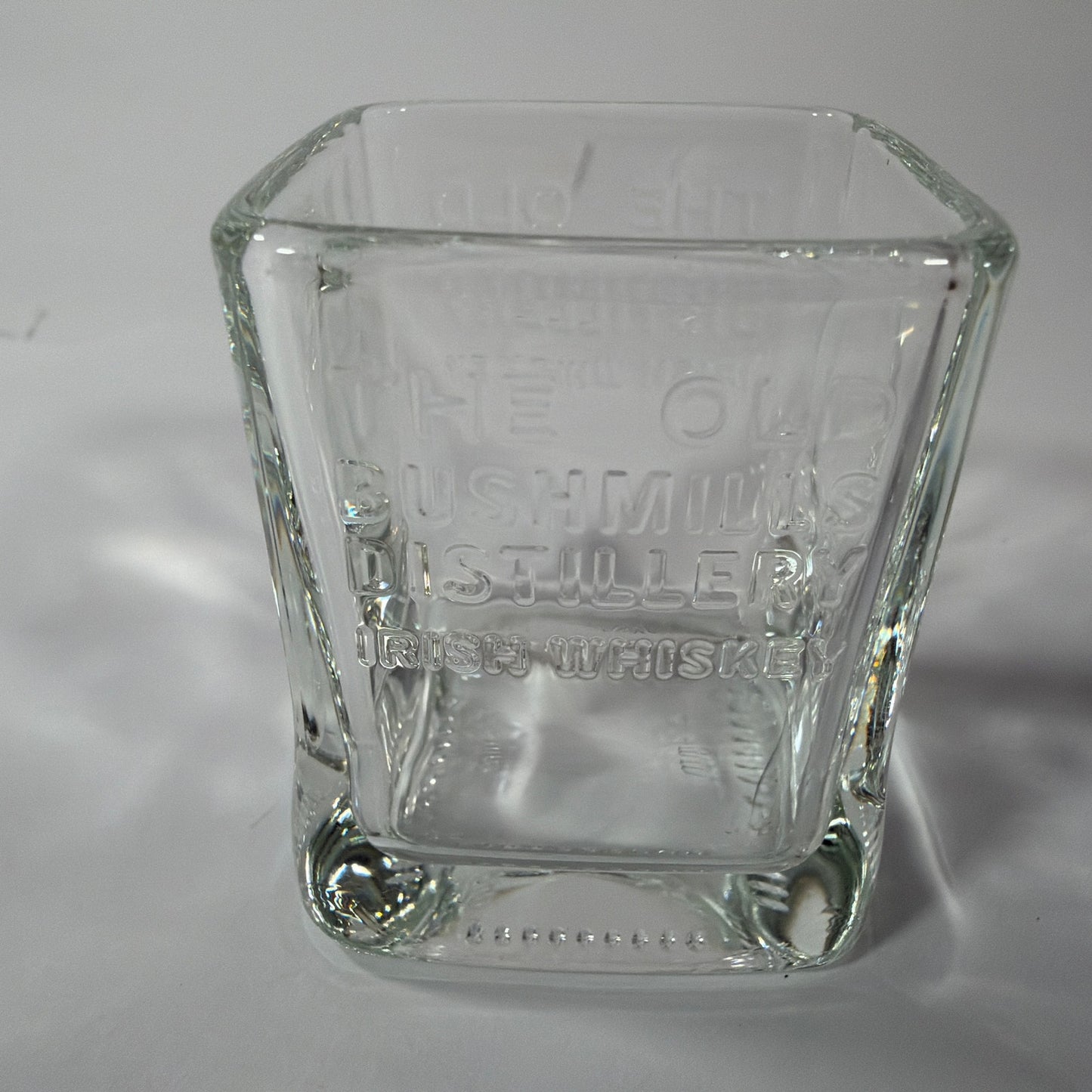 The Old Bushmills Distillery Irish Whiskey Square Tumbler Glass 152 ml