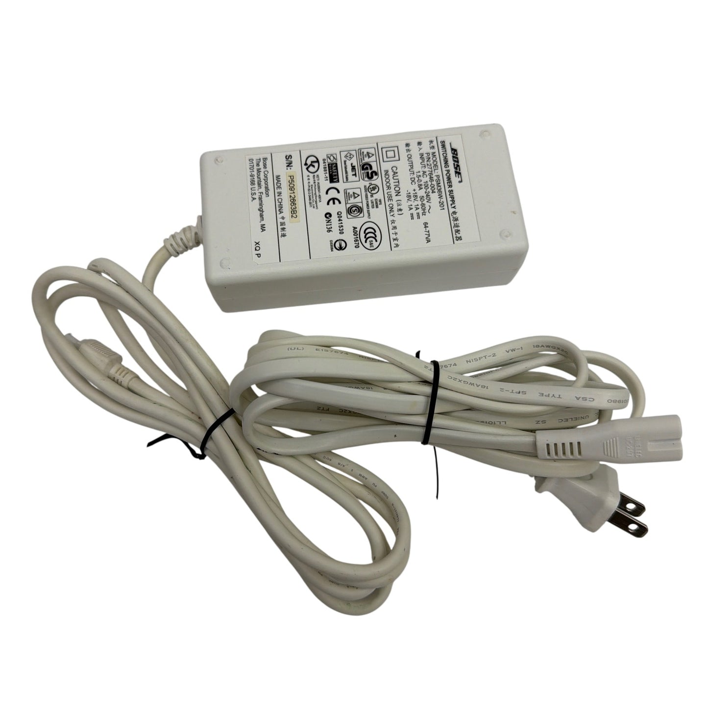Bose Switching Power Supply Adapter PSM36W-201 P/N 277646-004 18V