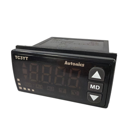 Autonics TC3YT-B4R16 Temperature Controller 100-240VAC Panel Mount Untested