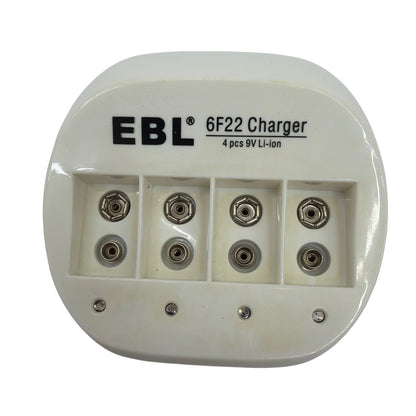EBL 6F22 4-Slot 9V Li-ion Battery Charger