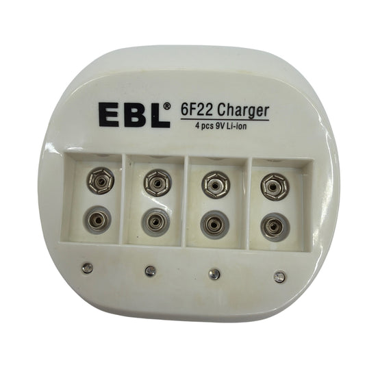 EBL 6F22 4-Slot 9V Li-ion Battery Charger