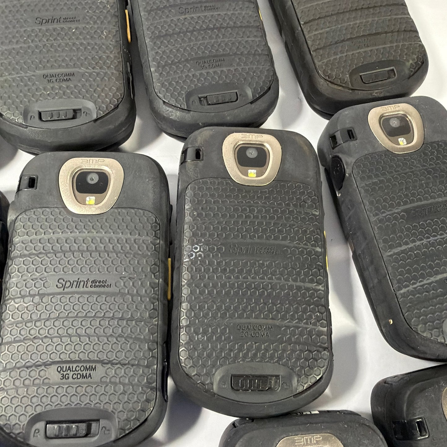 Lot of 15 Kyocera DuraMax E4255 Sprint Rugged Flip Phones Untested