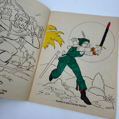1983 Advanced Dungeons & Dragons Characters Coloring Book TSR Marvel ISBN 0-9397