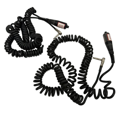 Lot of 2 Dental X-Ray Exposure Hand Switches Coiled Cord 1/4 in Plug Tested