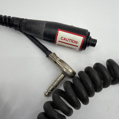 Lot of 2 Dental X-Ray Exposure Hand Switches Coiled Cord 1/4 in Plug Tested