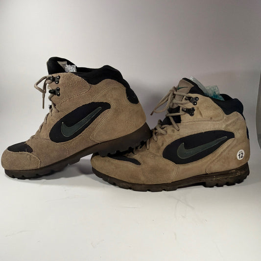 Vintage Nike 685116-031 Suede Trail Hiking Boots Men’s 12 Brown/Black