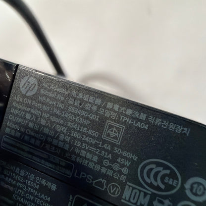 HP 45W 19.5V 2.31A AC Adapter Charger TPN-LA04 4.5mm Blue Tip