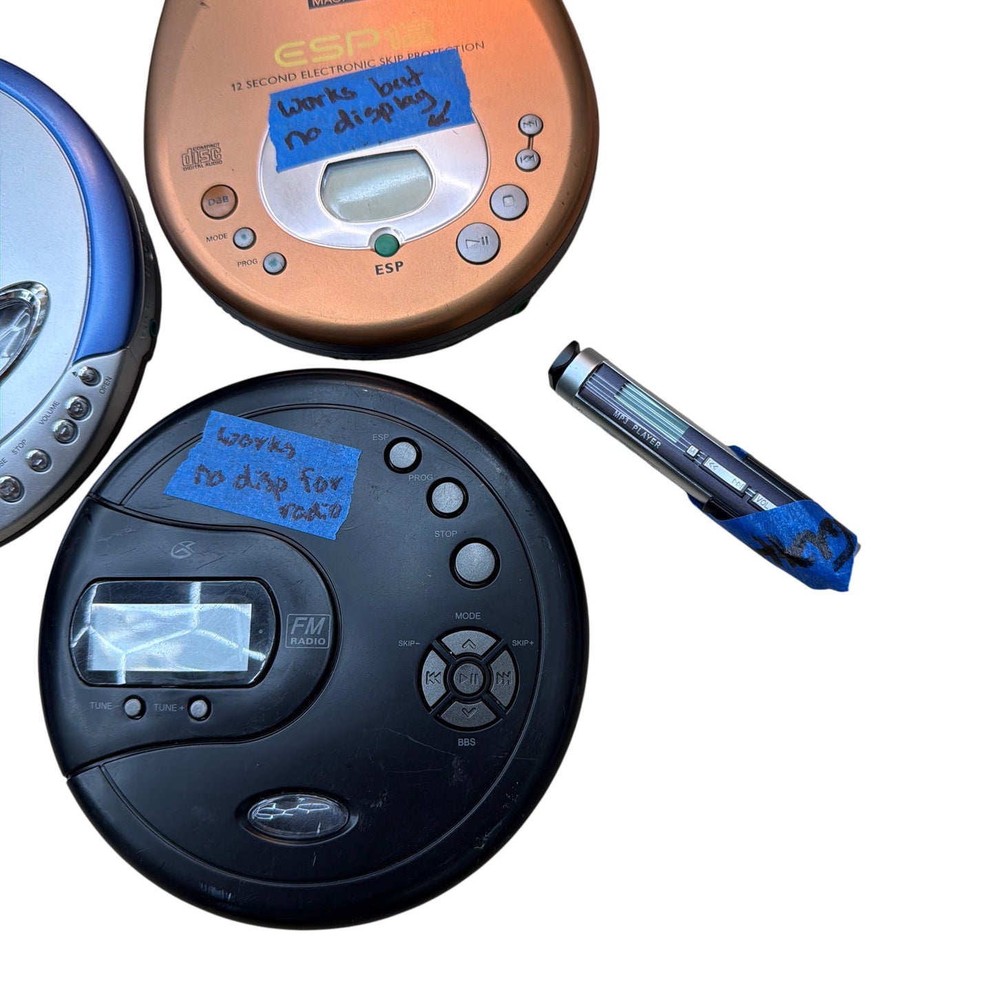 Mixed Lot Portable Audio Devices CD Players Cassette Players Sony Philips RCA