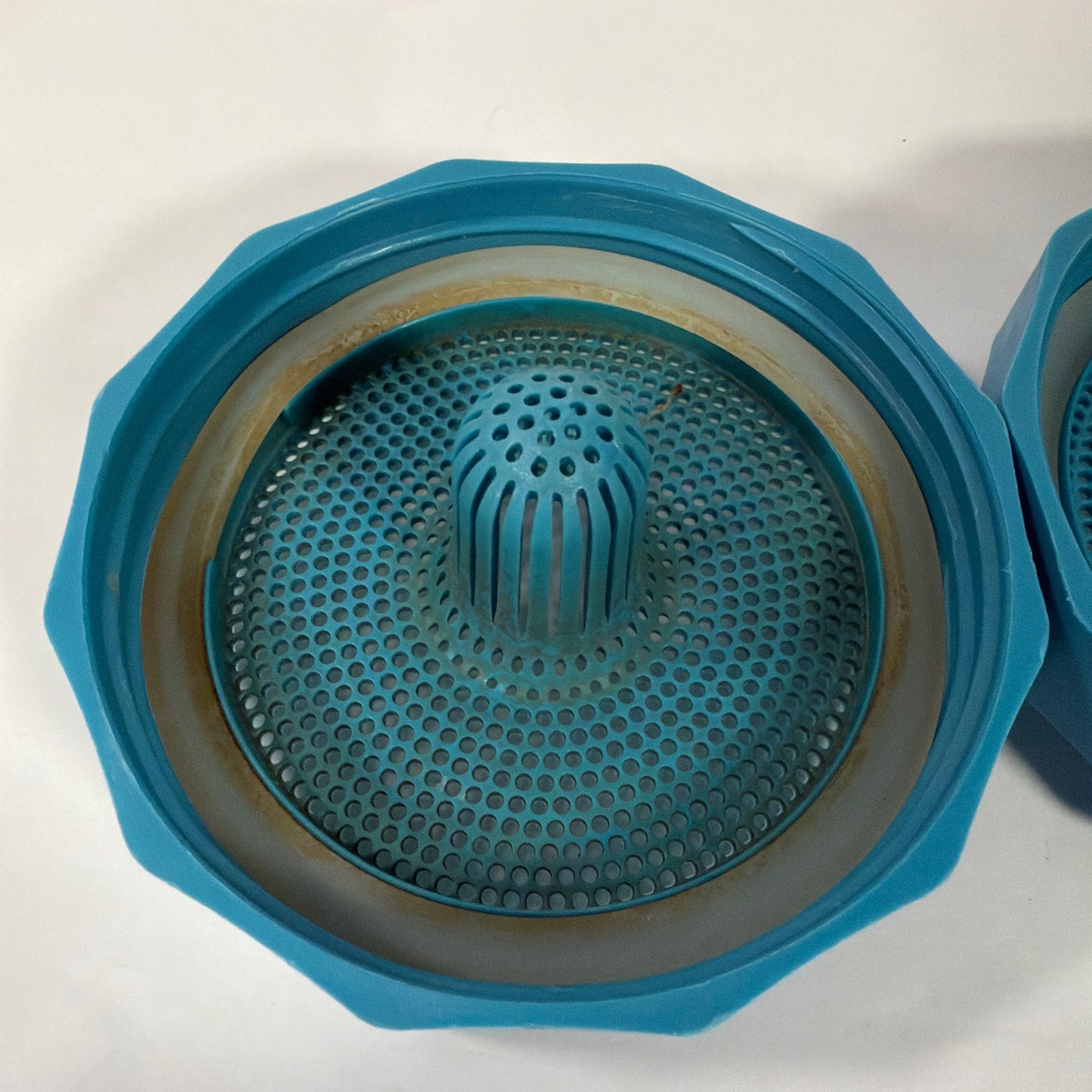 Masontops Wide Mouth Kefir Cap Strainer Lids Teal 3.5 in Lot of 2