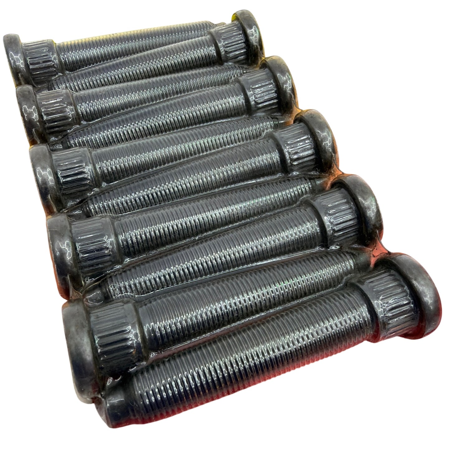 Milodon 86155 Press-In Wheel Studs 1/2-20 x 3 in .625 Knurl Ford Chrysler Olds