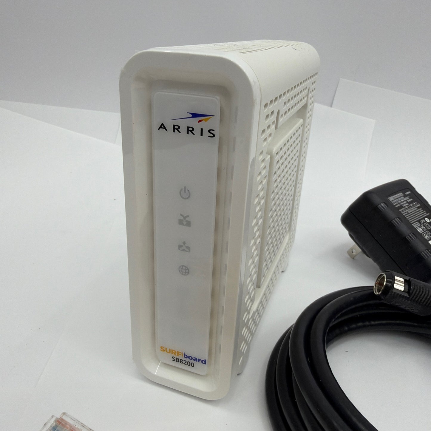 ARRIS SURFboard SB8200 DOCSIS 3.1 Cable Modem With Power Adapter Cables