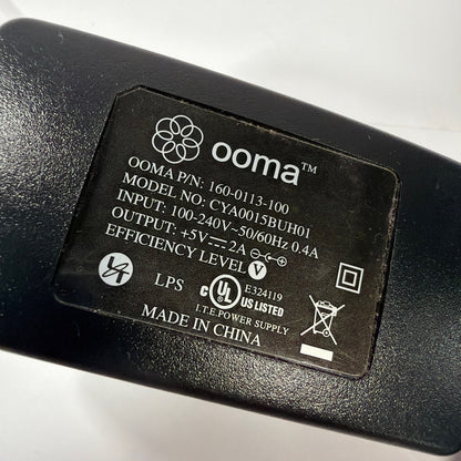 Ooma 160-0113-100 5V 2A AC Adapter Power Supply CYA0015BUH01