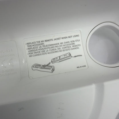 Nintendo Wii Wheel Steering Wheel Attachment RVL-024 White Blue