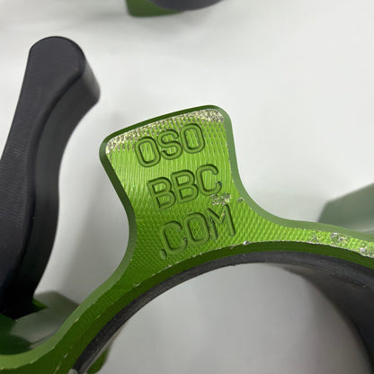 REP OSO Barbell Collars Green Pair Made in USA