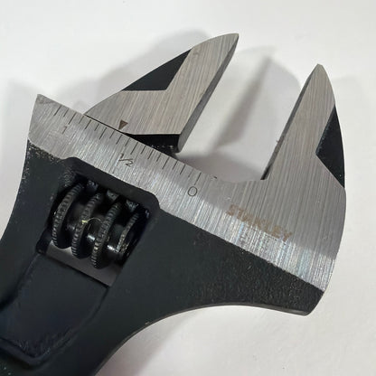 Stanley 90-948 8 Inch Adjustable Wrench Yellow Black Control Grip