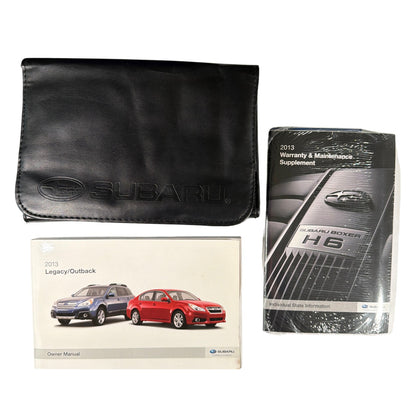 2013 Subaru Legacy/Outback OEM Owner’s Manual Set w/ Subaru Case A2490BE-B