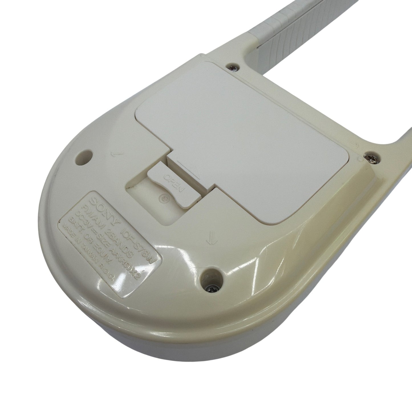 Sony ICF-S78W FM/AM Splash Resistant Hanging Shower Radio - Cream