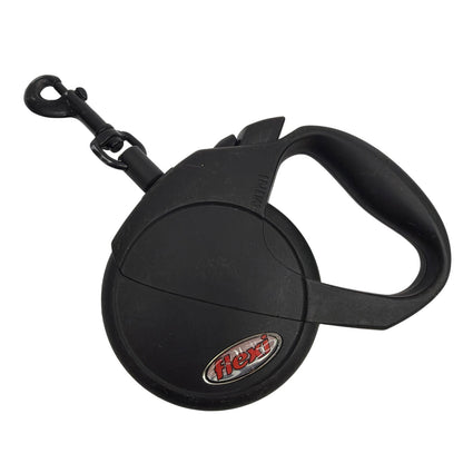 Flexi Mini Retractable Dog Leash Cord Black Up to 18 lb Made in Germany