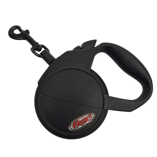 Flexi Mini Retractable Dog Leash Cord Black Up to 18 lb Made in Germany