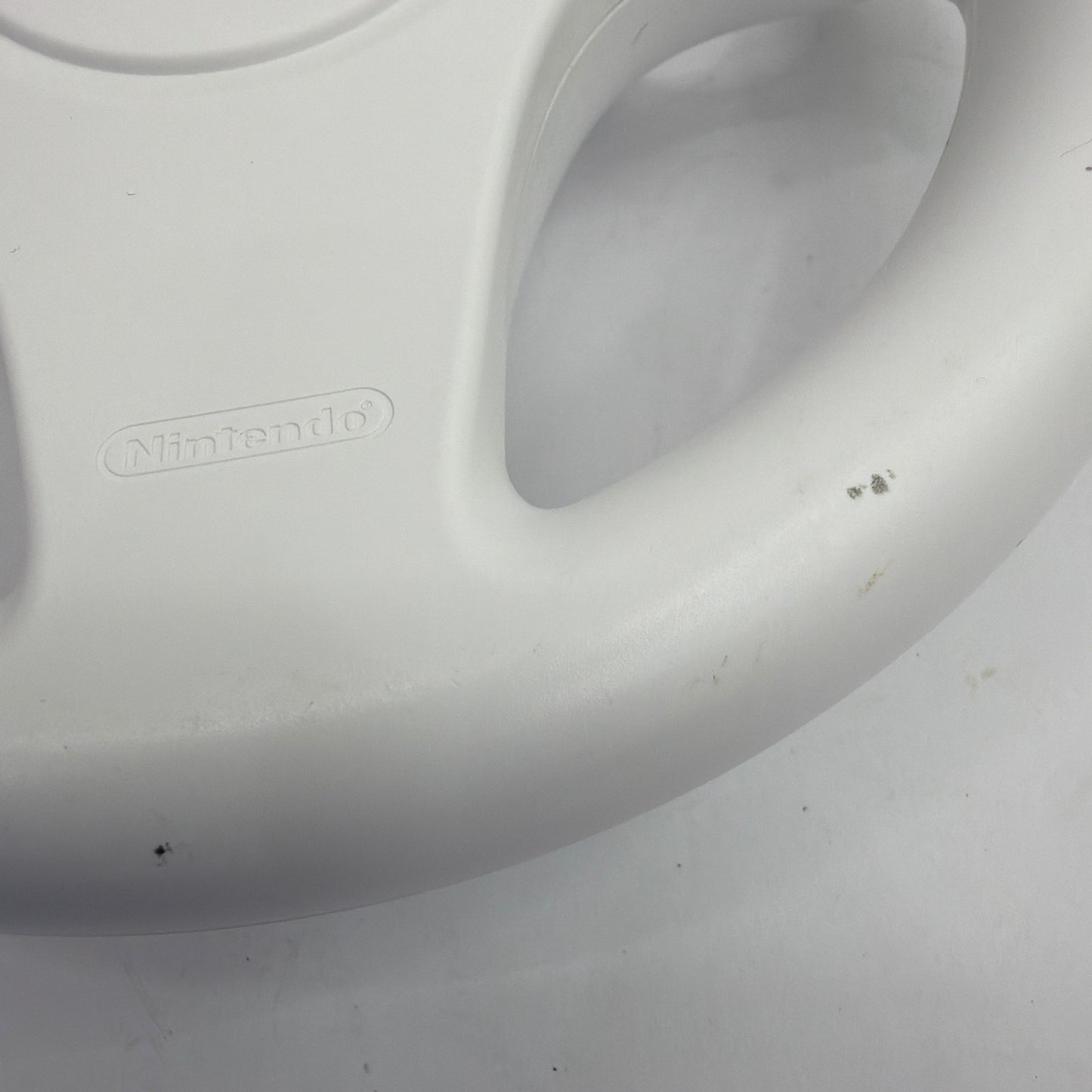 Nintendo Wii Wheel Steering Wheel Attachment RVL-024 White Blue