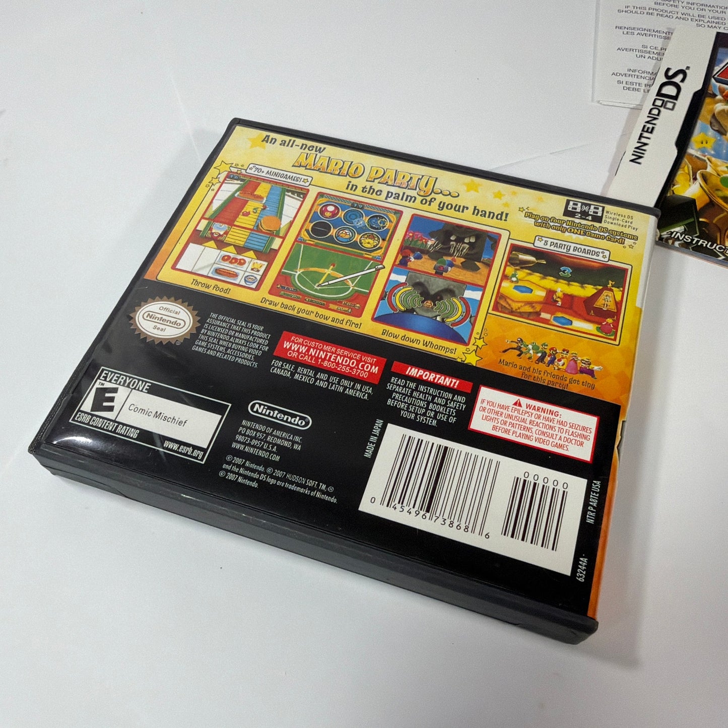 Mario Party DS Nintendo DS Case and Manuals Only No Game