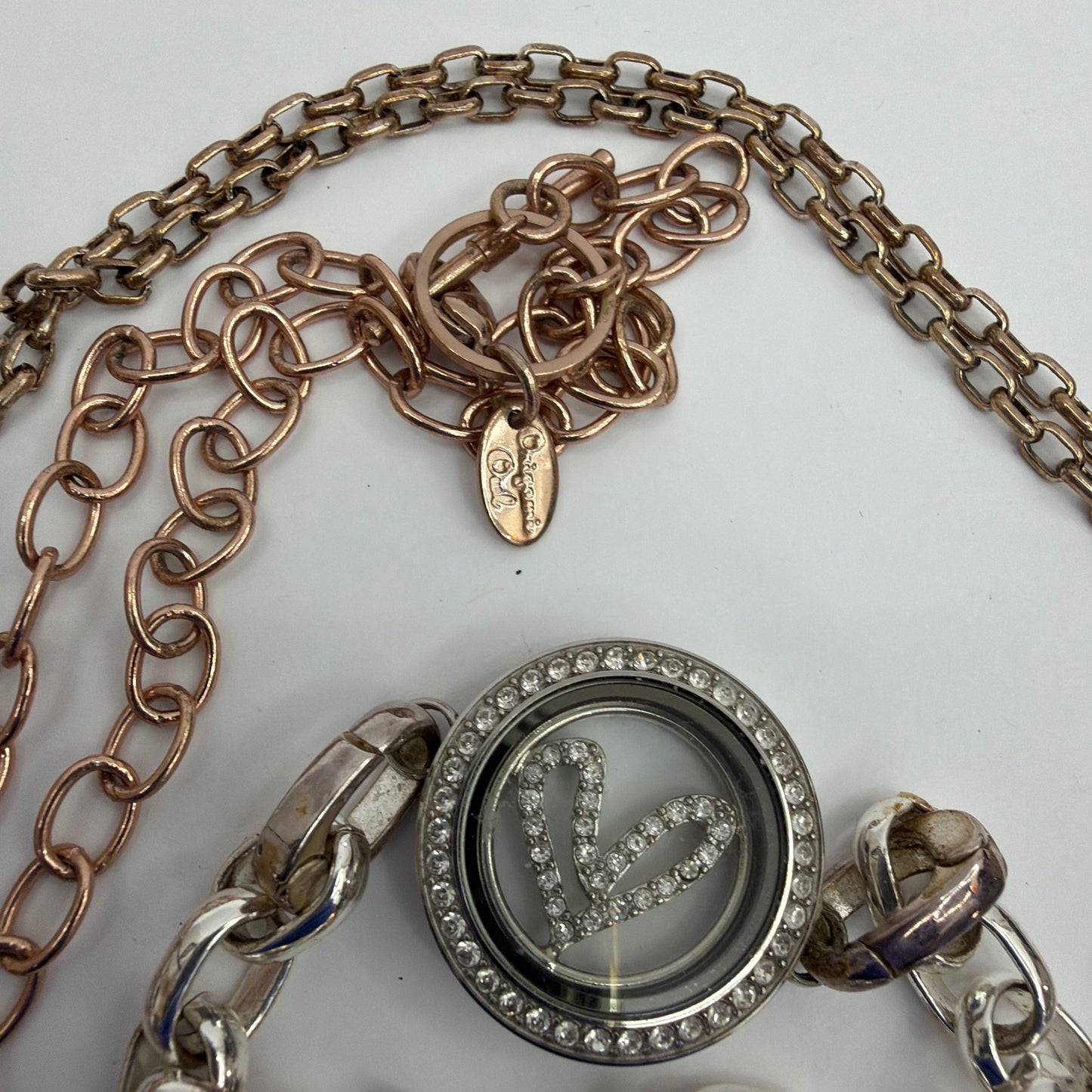 Origami Owl Living Locket Jewelry Lot Necklaces Bracelets Charms