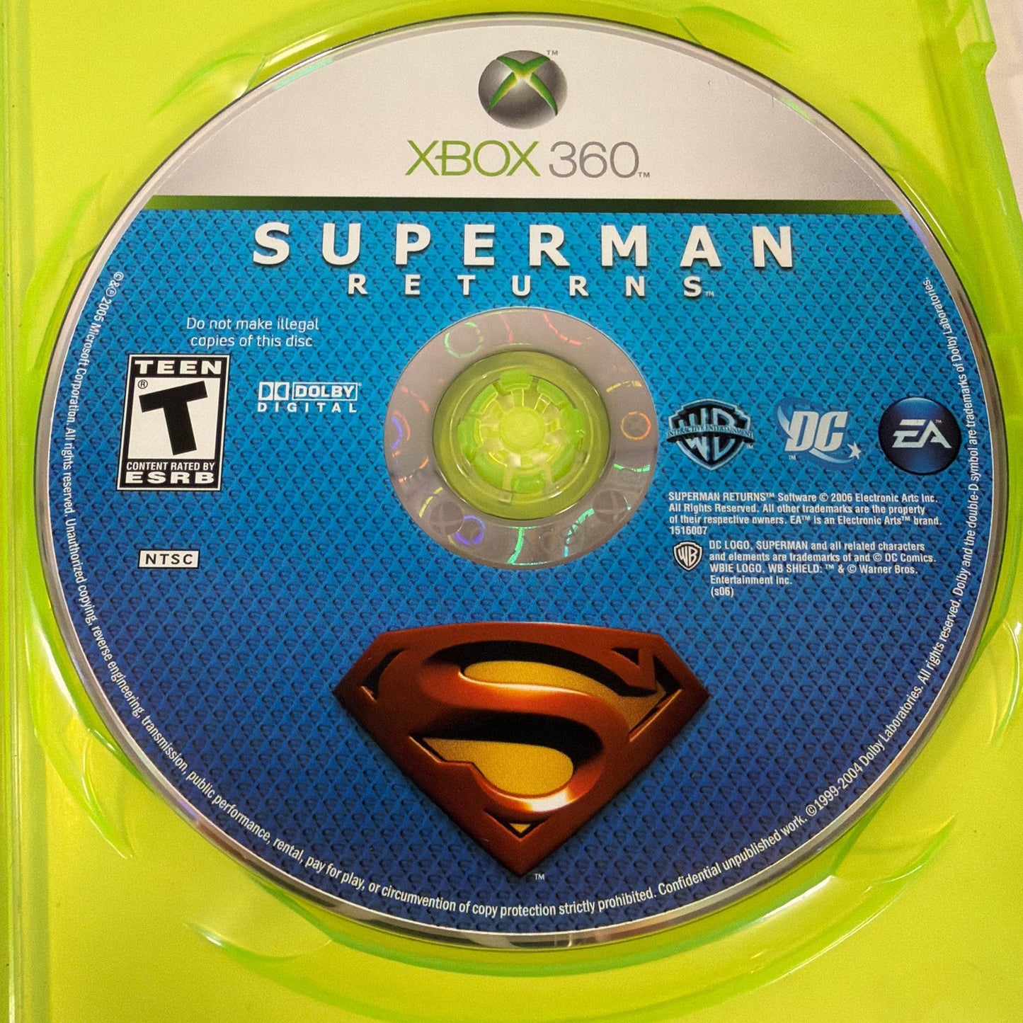 Superman Returns Xbox 360 NTSC Tested Working