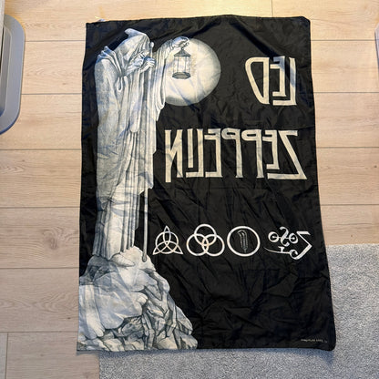Led Zeppelin Fabric Flag Banner 2004 Mythgem 40 x 29 in