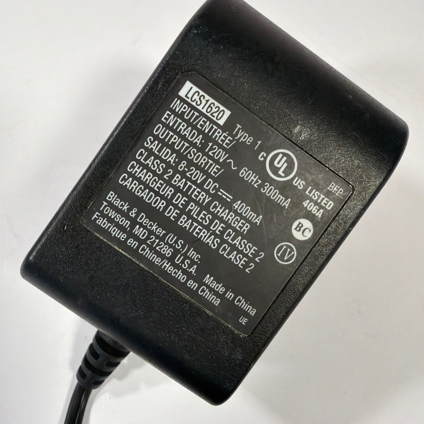 BLACK+DECKER Charger Base Charging Dock & AC Adapter S003BEU0800015 Tested