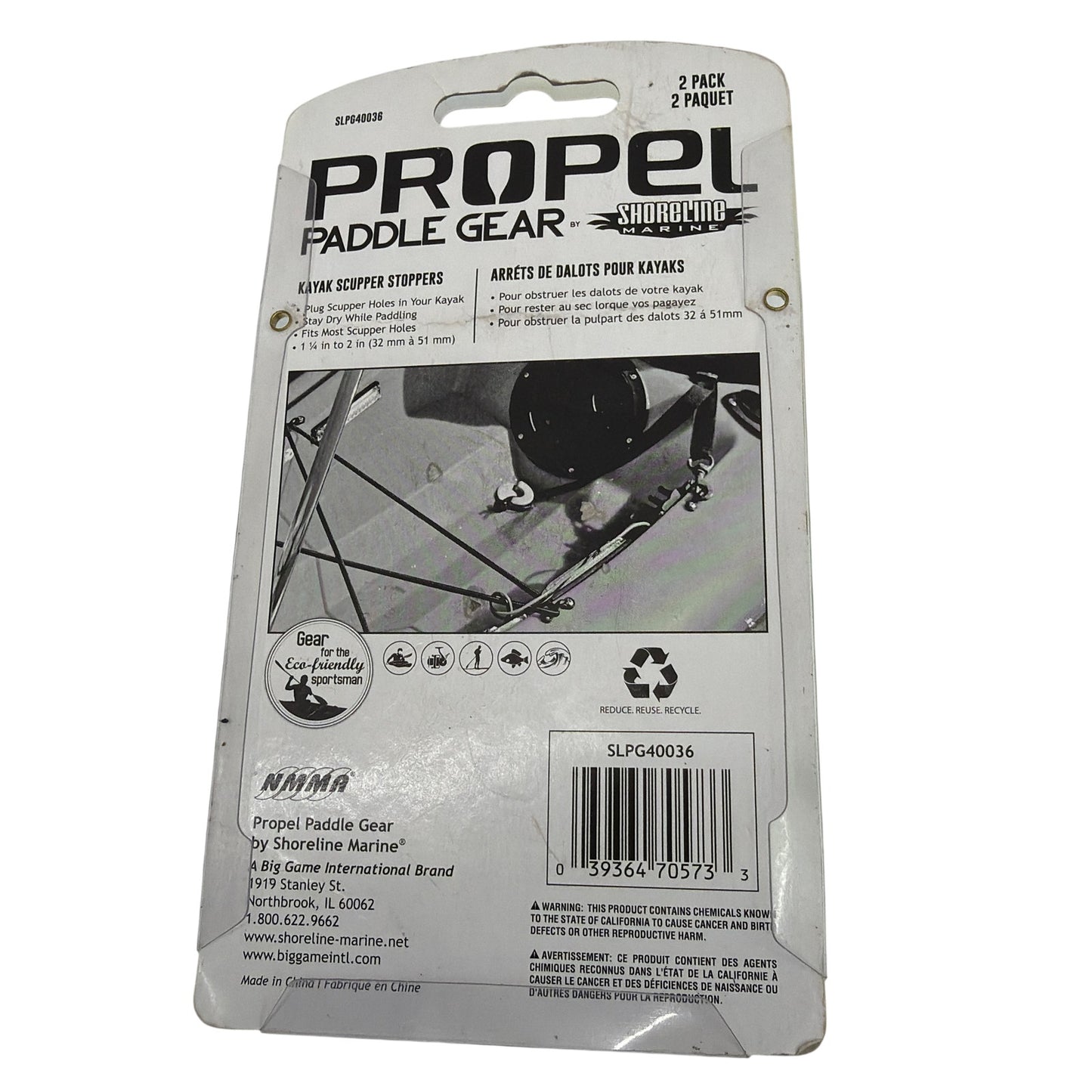 Propel Paddle Gear Kayak Scupper Stoppers 2-Pack Green SLPG40036 1.25-2in