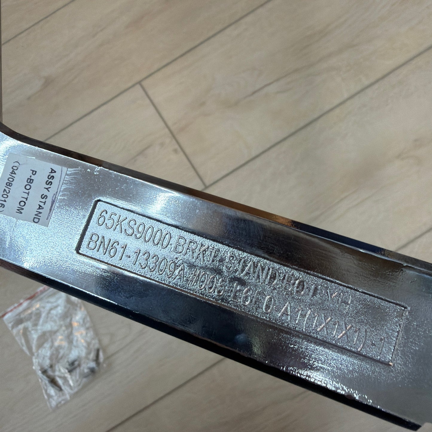 Samsung 65KS9000 TV Stand Base and Neck BN61-13309A BN61-13310A Silver