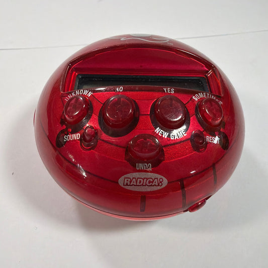 Radica 20Q 20 Questions Electronic Handheld Game Red 2005 No Power For Parts