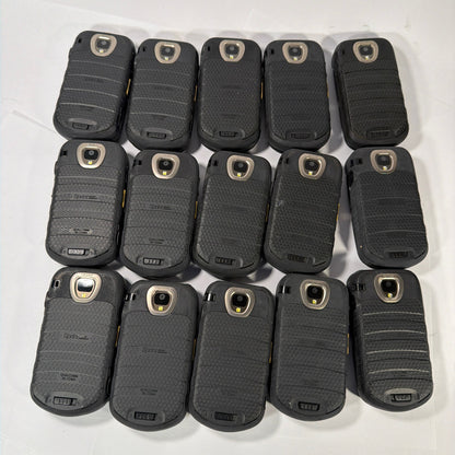 Lot of 15 Kyocera DuraMax E4255 Sprint Rugged Flip Phones Untested