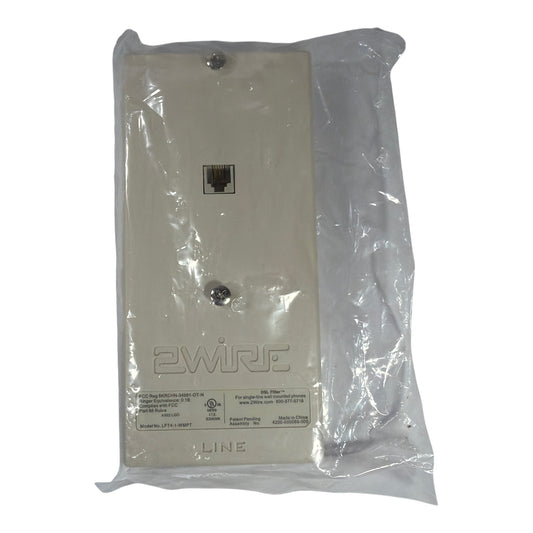 2Wire DSL Filter Wall Mount Plate LFT4-1-WMPT Beige