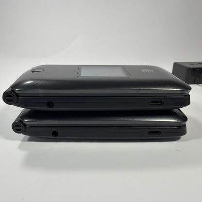 Alcatel Cingular Flip 2 4044O AT&T Flip Phones Lot of 2 With Chargers