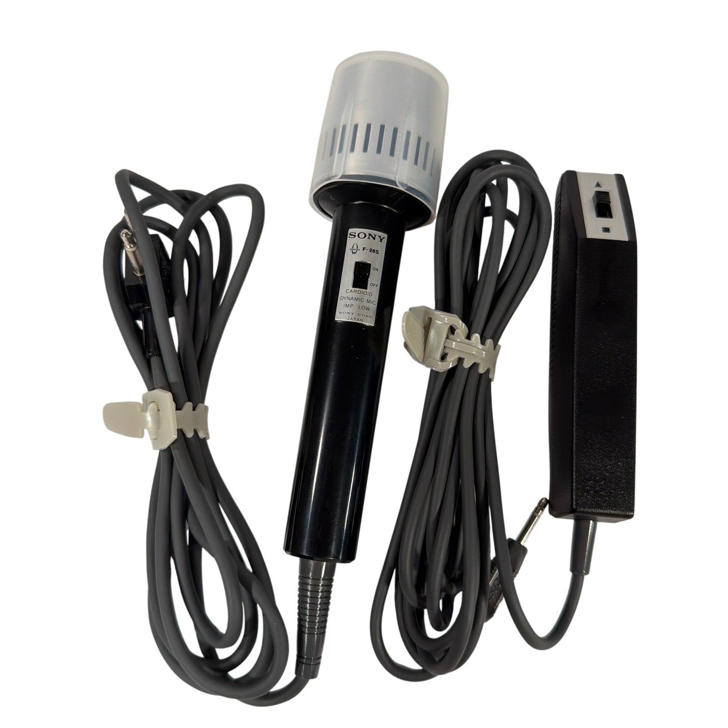 Sony F-26S Cardioid Dynamic Microphone with RM-15 Wired Remote Control