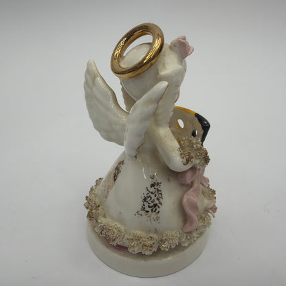 Vintage October Angel Porcelain Figurine 4 in S470N