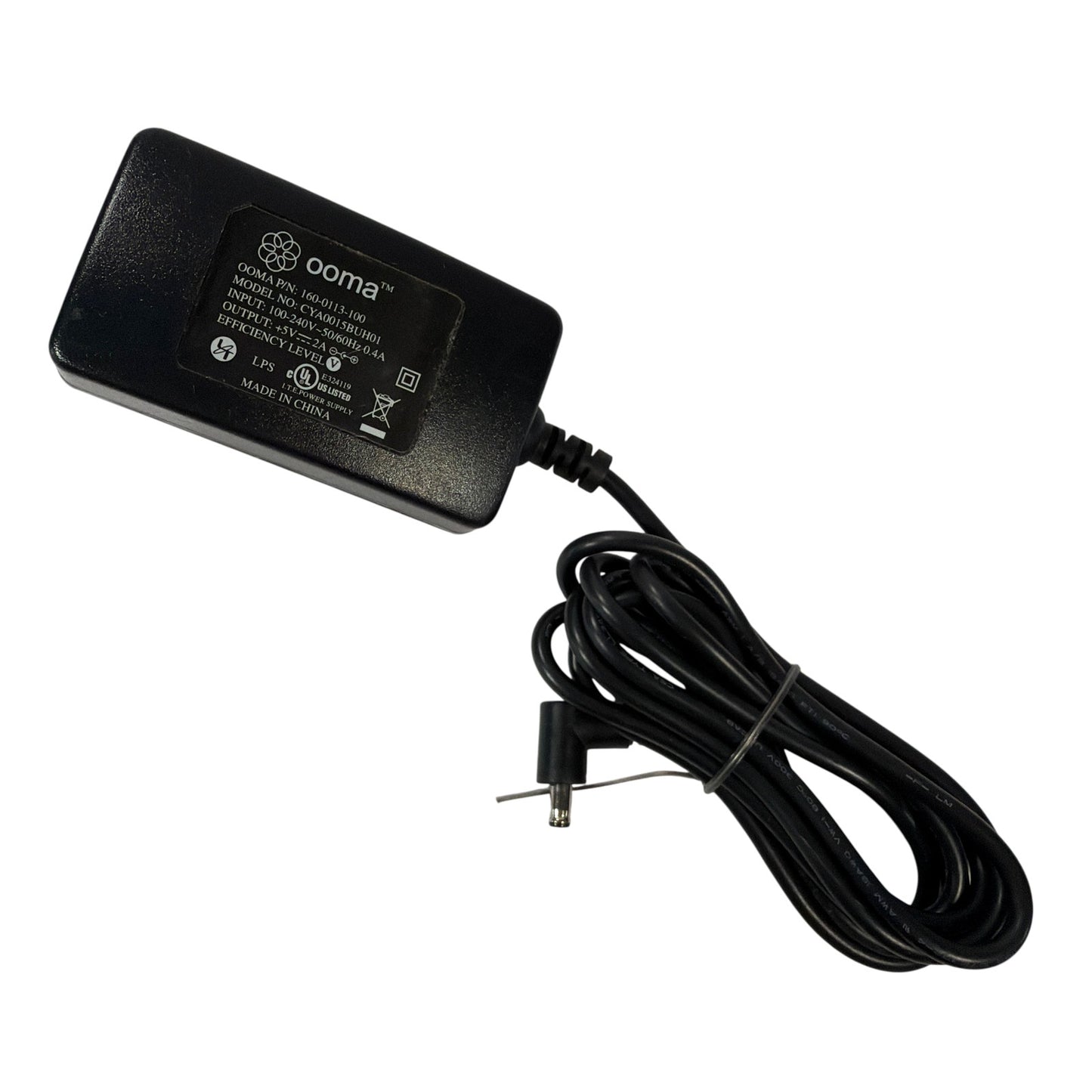 Ooma 160-0113-100 5V 2A AC Adapter Power Supply CYA0015BUH01