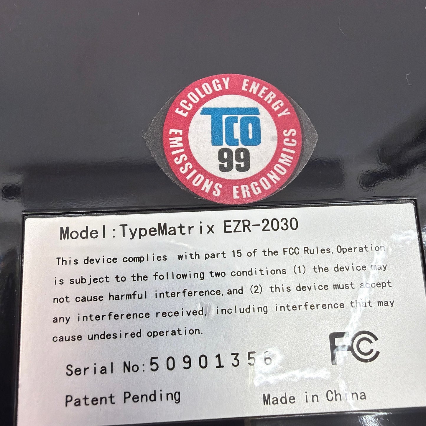 TypeMatrix EZR-2030 Ergonomic Keyboard PS2 DIN Tested Working