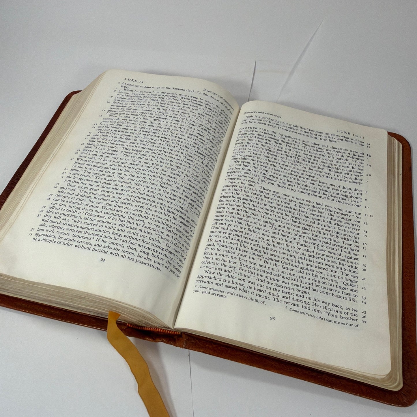 1971 Cambridge University Press The New English Bible Brown Leatherbound