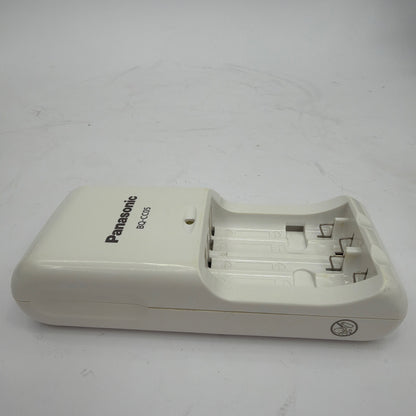 Panasonic BQ-CC05 AA/AAA NiMH Battery Charger 4-Slot White Tested Working